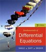Fundamentals of Differential Equations bound with IDE CD