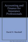 Accounting and Finance for Insurance Professionals