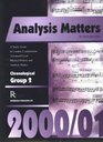 Analysis Matters Group II