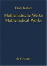 Mathematische Werke/Mathematical Works Mathematical Works