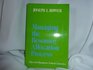 Managing the Resource Allocation Process A Study of Corporate Planning and Investment