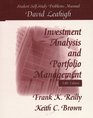 Investment Analysis  Portfolio Management Student SelfStudy Problems Manual