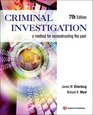 Criminal Investigation Seventh Edition A Method for Reconstructing the Past
