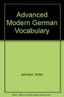 Advanced Modern German Vocabulary