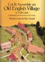 Cut and Assemble an Old English Village in Full Color 12 Buildings and Structures in HO Scale