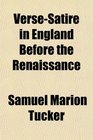 VerseSatire in England Before the Renaissance