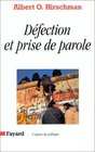 Dfection et prise de parole