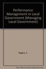 Performance Management in Local Government