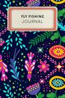 Fly fishing Journal Cute Floral Dotted Grid Bullet Journal Notebook  100 pages 6 x 9 inches Log Book