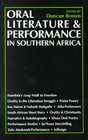 Oral Literature  Performance In Southern Africa