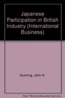 Japanese Participation In British Industry