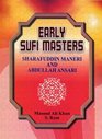 Early Sufi Masters Sharafuddin Maneri and Abdullah Ansari