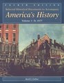 Selected Historical Documents to Accompany America's History  Volume 1 To 1877