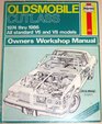 Oldsmobile Cutlass V6 and V8 197487 Owner's Workshop Manual