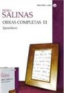 Pedro Salinas Obras completas III Epistolario / Complete Works III Epistolary