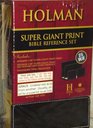 Holman CSB Super Giant Bible Reference Set (Super Giant Print Bible & Super Giant Print Dictionary and Concordance)