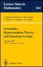DModules Representation Theory and Quantum Groups Lectures Given at the 2nd Session of the Centro Internazionale Matematico Estivo