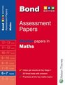 Bond Assessment Papers Starter Papers in Maths 67 Years