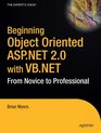 Beginning ObjectOriented ASPNET 20 with VB NET From Novice to Professional