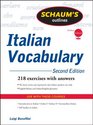 Schaum's Outline of Italian Vocabulary Second Edition