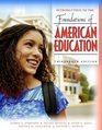 Introduction to the Foundations of American Education (13th Edition)