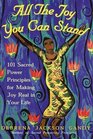 All the Joy You Can Stand  101 Sacred Power Principles for Making Joy Real in Your Life