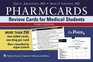 Pharmcards Review Cards for Medical Students