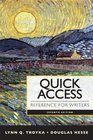 Quick Access Reference for Writers with NEW MyCompLab eText Student Access Code Card