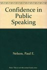 Confidence in Public Speaking