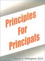 Principles for Principals