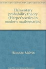 Elementary probability theory