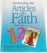 Remember the Articles of Faith Easy as 1 2 3