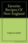 Favorite Recipes of New England