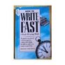 How to Write Fast (While Writing Well)