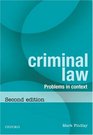 Criminal Law Problems in Context