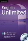 English Unlimited Preintermediate Selfstudy Pack