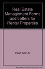 Real Estate Management Forms and Letters for Rental Properties