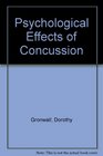 Psychological Effects of Concussion