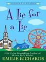 A Lie for a Lie (Ministry is Murder, Bk 4) (Large Print)