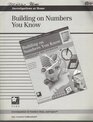 Building Numbers You Know Investigations at Home