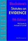 Blackstone's Statutes on Evidence