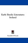 Early Bardic Literature Ireland