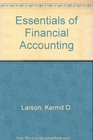 Essentials of Financial Accounting