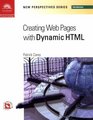 Creating Web Pages with Dynamic HTML