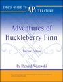 Adventures of Huckleberry Finn Teacher Workbook