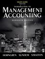 Introduction to Management Accounting Study Guide