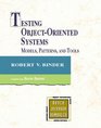 Testing ObjectOriented Systems Models Patterns and Tools