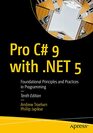 Pro C 9 with NET 5 Foundational Principles and Practices in Programming