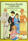 American Family of 19001920 Paper Dolls in Full Color
