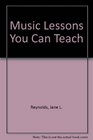 Music Lessons You Can Teach